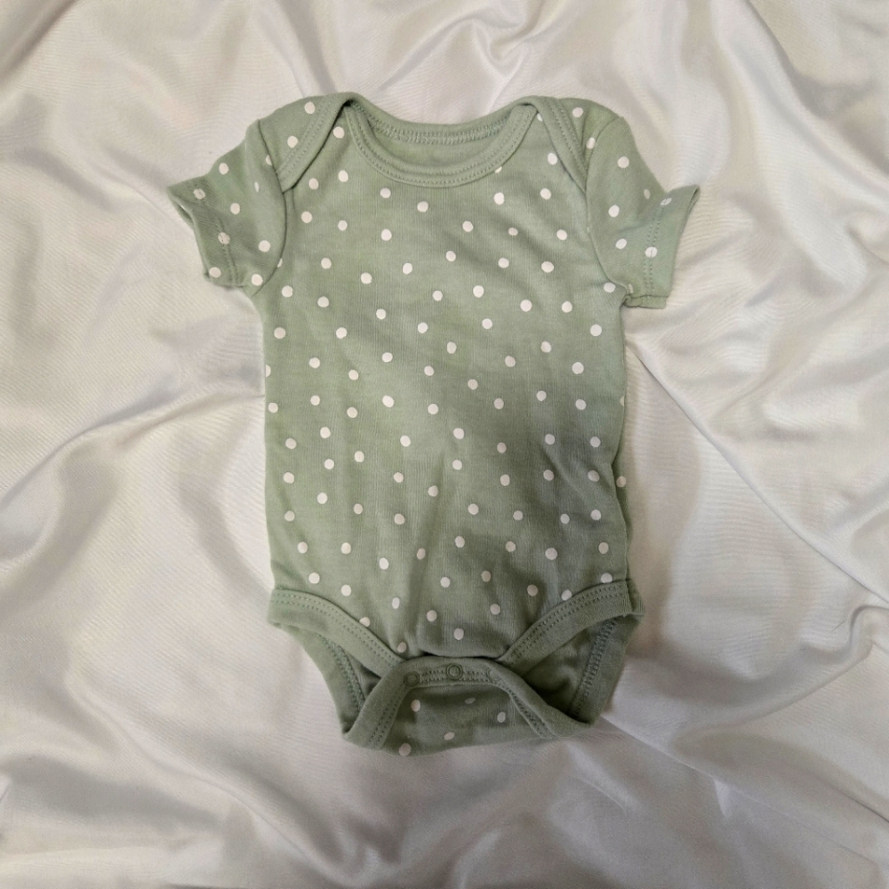 Elephant And Green Polkadot Onsies